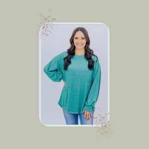 Smooth Operator Sweater in Teal